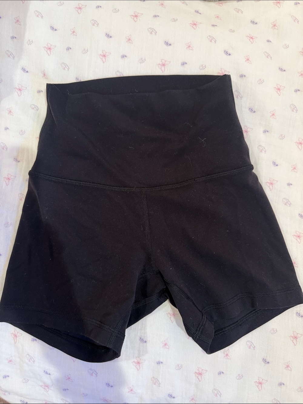lululemon athletica Black High-Rise Bike Shorts